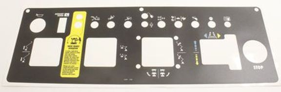 Genie Lift Part # 30083GT - DECAL,PLATFORM CTRL PANEL***, EA