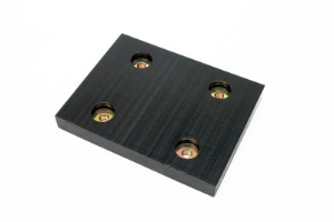 Genie Lift Part # 30741GT - WEAR PAD,6.5 X 5 X .75 W/NUTS, EA