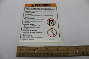 Genie Lift Part # 32773GT - DECAL,WARNING TILT/ROTATE SAFE, EA