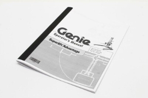 Genie Lift Part # 33499GT - MANUAL,OPER,SUPERLIFT,ADVANTGE, EA