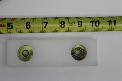 Genie Lift Part # 34125GT - WEAR PAD,5 X 1.5 X .75 W/NUTS, EA