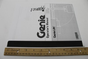 Genie Lift Part # 35566GT - MANUAL,OPERATORS,GENIE LIFT, EA
