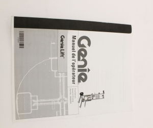 Genie Lift Part # 35566FRGT - MANUAL,OPERATORS,GENIE LIFT, EA