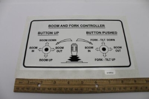 Genie Lift Part # 4-1401-4GT - DECAL / 4-WAY CONTROLLER, EA