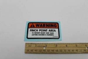 Genie Lift Part # 4-1579-9GT - DECAL, PINCH POINT, EA