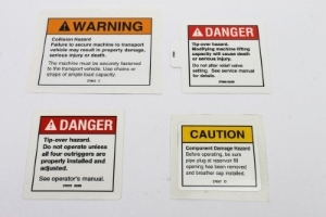 Genie Lift Part # 40297GT - DECAL KIT,SAF/INST,AWPS W/O TB, EA