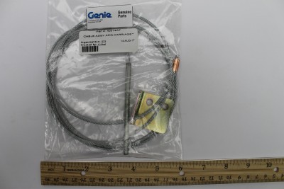 Genie Lift Part # 40314GT - CABLE,ASSY,SEQ.CARRIAGE**, EA Genie Lift Part # 40314GT - CABLE,ASSY,SEQ.CARRIAGE**, EA