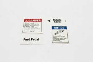 Genie Lift Part # 40570GT - DECAL KIT SFTY/INST. IWP-S, EA