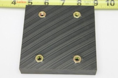 Genie Lift Part # 42621GT - WEAR PAD,4 X 4 X .75 W/NUTS, EA