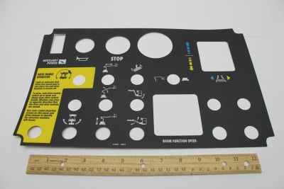 Genie Lift Part # 43036GT - DECAL, PLATFORM CONTROL PANEL*, EA