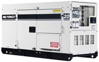 Multiquip DCA20SPXU4F Super Silent - Gen 20kW, 1Ph, Isuzu Tier 4F Env