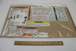 Genie Lift Part # 48372GT - DECAL KIT, SAFETY/INST, SLA, EA