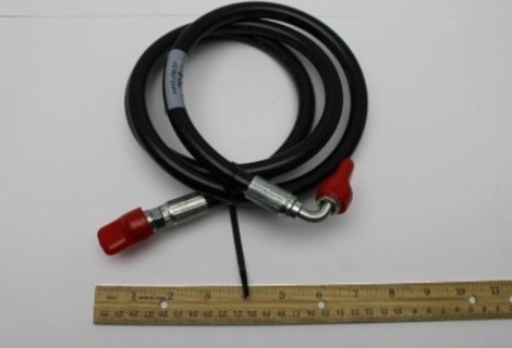 Genie Lift Part # 49117-5791GT - HOSE ASSY,1/4,90 FEM,STR FEMM, EA Genie Lift Part # 49117-5791GT - HOSE ASSY,1/4,90 FEM,STR FEMM, EA