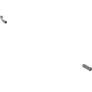 Genie Lift Part # 49143-4129GT - HOSE ASSY,1/2,90 FEM,STR FEM*, EA