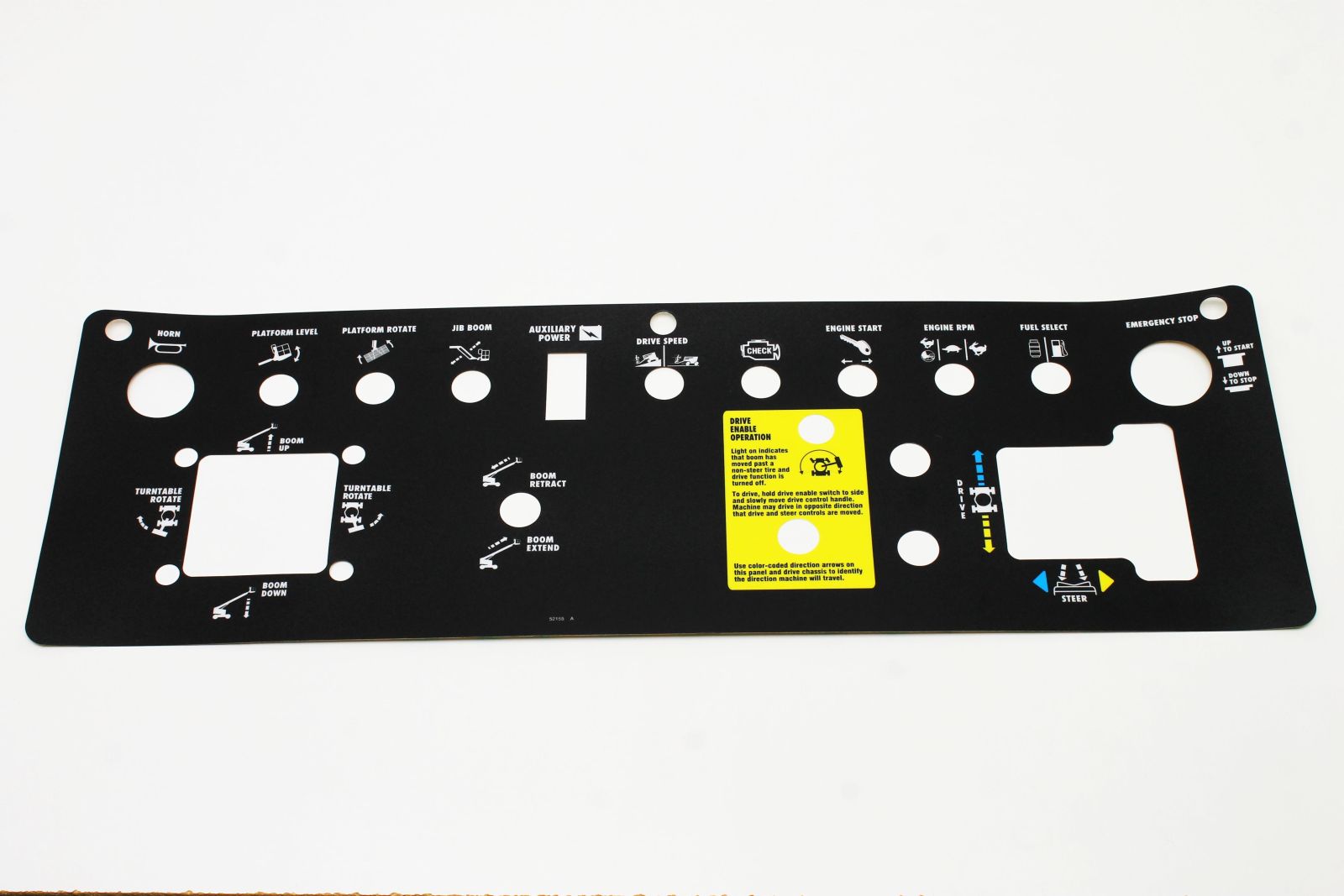 Genie Lift Part # 52155GT - DECAL,PLATFORM CTRL,S40/S45***, EA