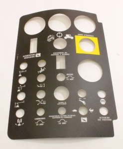 Genie Lift Part # 52435FRGT - DECAL, GROUND CONTROL PANEL, EA