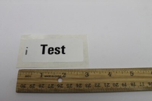 Genie Lift Part # 52607GT - DECAL,LABEL,TEST***, EA