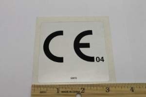 Genie Lift Part # 52972GT - DECAL,CE MARK,3", EA