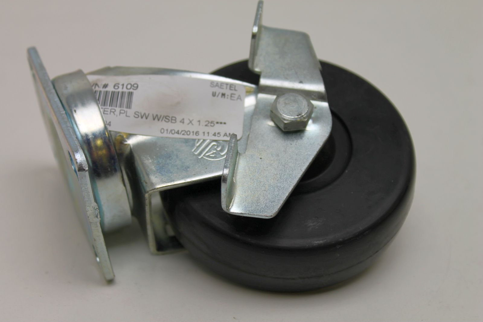 Genie Lift Part # 6109GT - CASTER,PL SW W/SB 4 X 1.25***, EA
