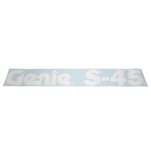 Genie Lift Part # 62074GT - DECAL,COSMETIC,GENIE S-45***, EA