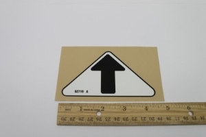 Genie Lift Part # 62719GT - DECAL,LABEL,ARROW, EA