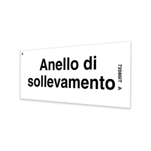 Genie Lift Part # 72086ITGT - DECAL,LABEL,LIFTING EYE, EA