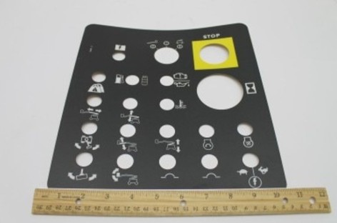 Genie Lift Part # 72442GT - DECAL, GROUND CONTROL PANEL, EA