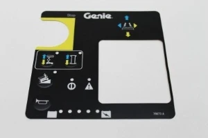 Genie Lift Part # 78673GT - OVERLAY, PLAT CONTRL BOX,GEN4, EA