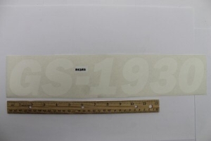 Genie Lift Part # 82382GT - DECAL,COSM,GS1930 NO GENIE 16", EA