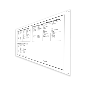 Genie Lift Part # 82403GT - DECAL,RELAY & FUSE PANELS, EA