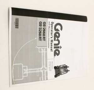 Genie Lift Part # 82414GT - MANUAL,OPERATOR'S,GS68 RT 3ED*, EA