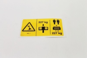 Genie Lift Part # 82601GT - DECAL,LABEL,MAX CAPACITY***, EA