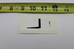 Genie Lift Part # 82666GT - DECAL,LABEL,FORKLIFT POCKET, EA