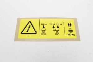 Genie Lift Part # 82699GT - DECAL,SYM-MAXCAP 800, EA