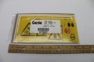 Genie Lift Part # 82768GT - DECAL KIT,SYMBOLS,S40/S45***, EA