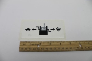 Genie Lift Part # 97546GT - DECAL,2 SPD.WINCH SYMB, EA