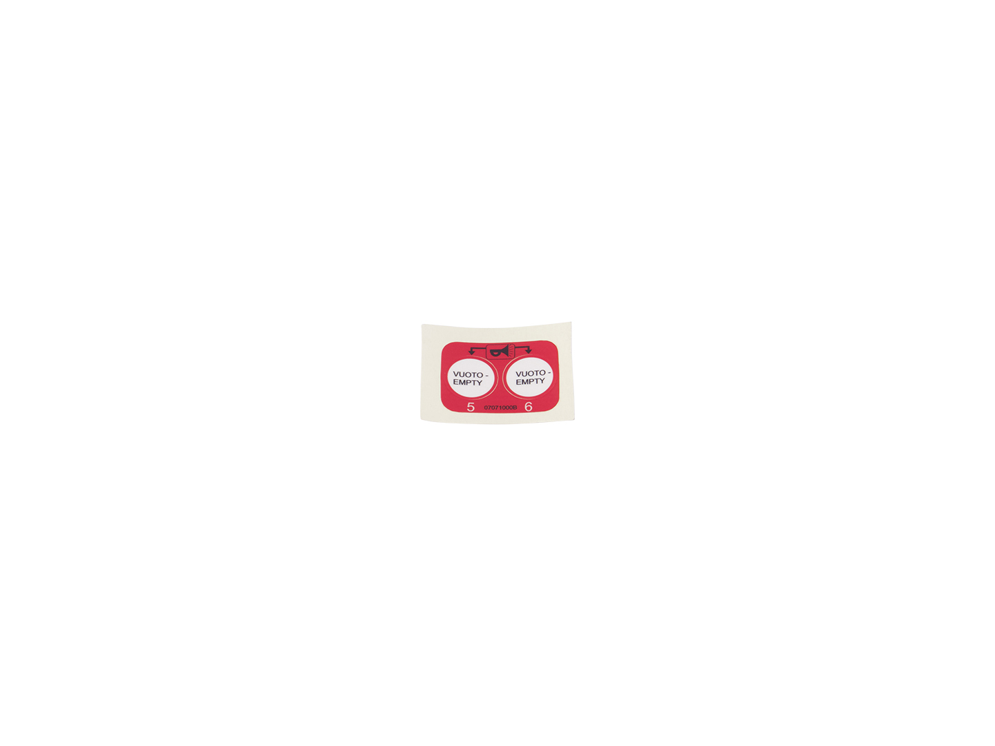 JLG Part # 07071000 | STICKER, EA