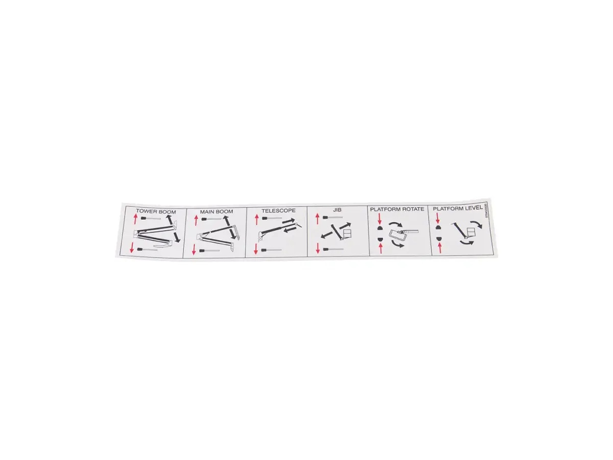 JLG Part # 07045200 | STICKER, EA