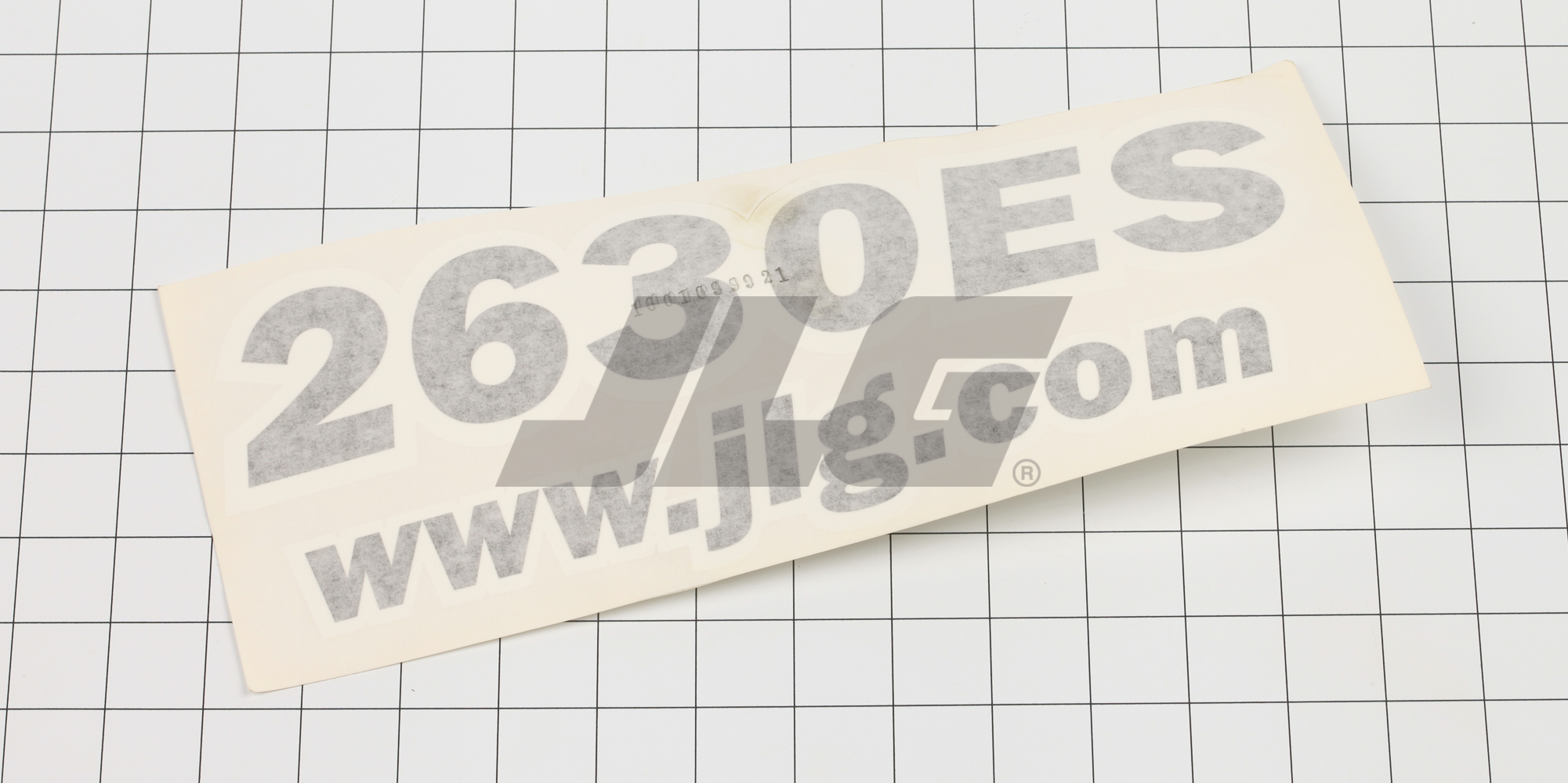 JLG Part # 1001099921 | DECAL,2630ES MODEL DESIG., EA