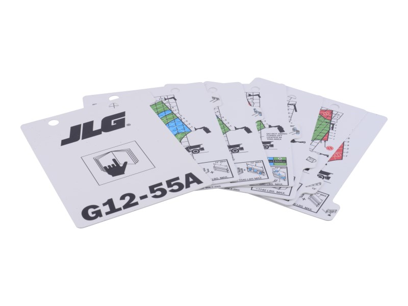 JLG Part # 1001106004 | LOAD,BOOKLET G12-55A, EA
