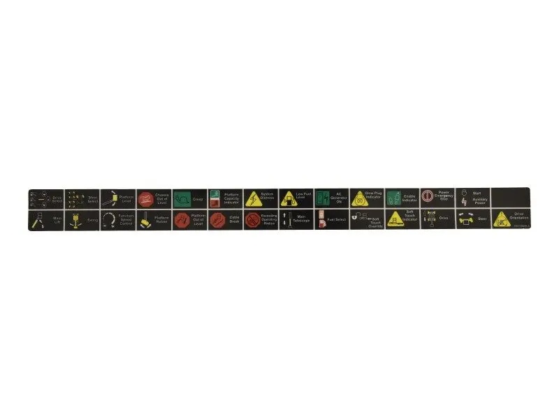 JLG Part # 1001108496 | DECAL,LEGEND (PLF), EA