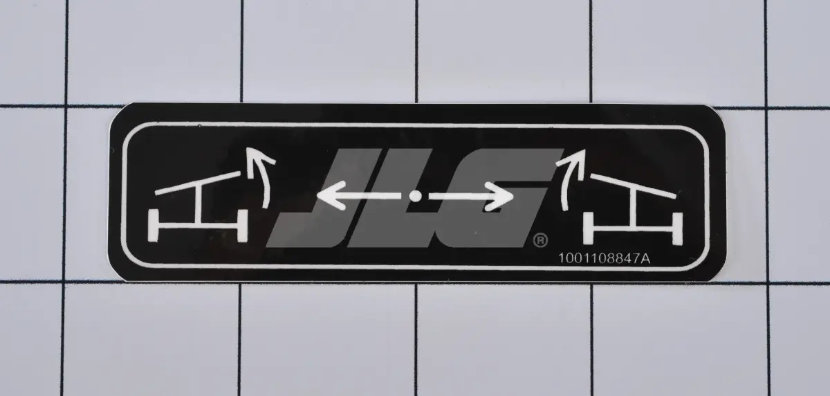 JLG Part # 1001108847 | DECAL,SWAY, EA