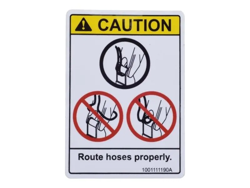 JLG Part # 1001111190 | DECAL,WARNING, EA