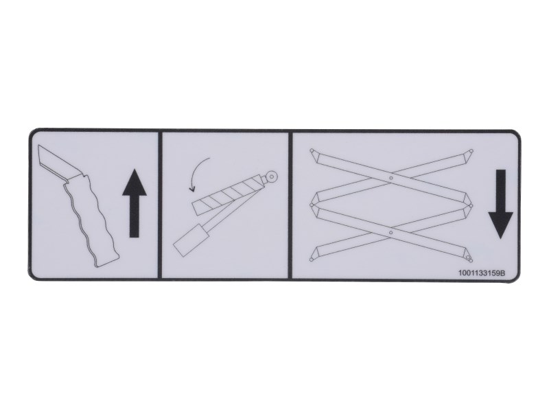 JLG Part # 1001133159 | DECAL,SAFETY PROP, EA