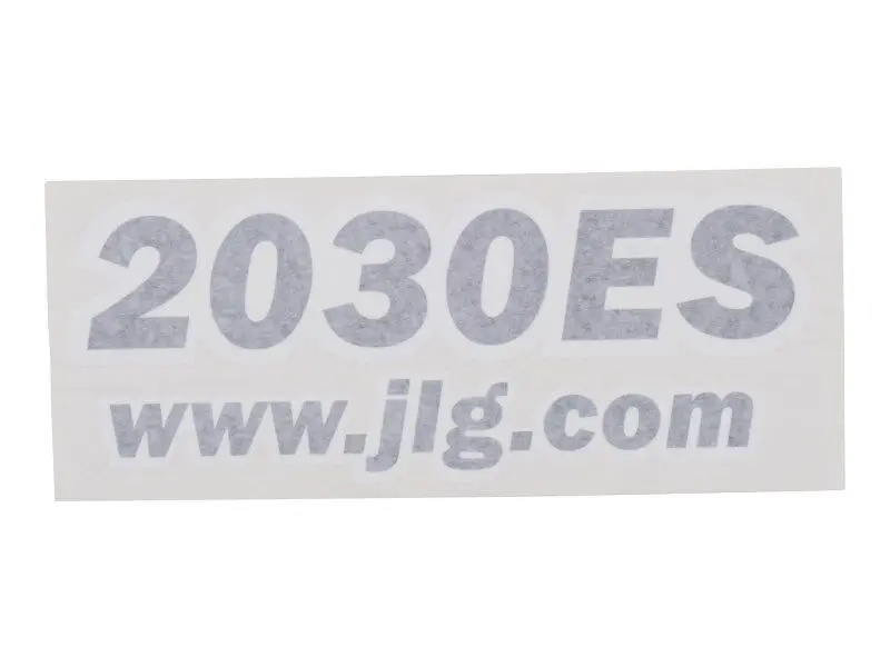 JLG Part # 1001099920 | DECAL, 2030ES MODEL DESIG., EA
