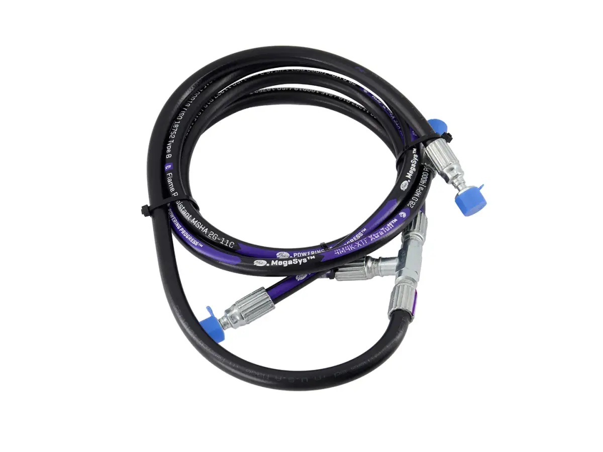 JLG Part # 1001104578 | HOSE ASSY,.25" ORFS/ORFS/ORFS, EA