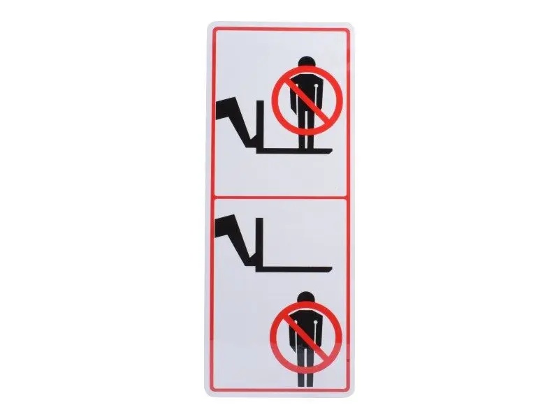 JLG Part # 10224752 | DECAL, CARRIAGE SAFETY -, EA