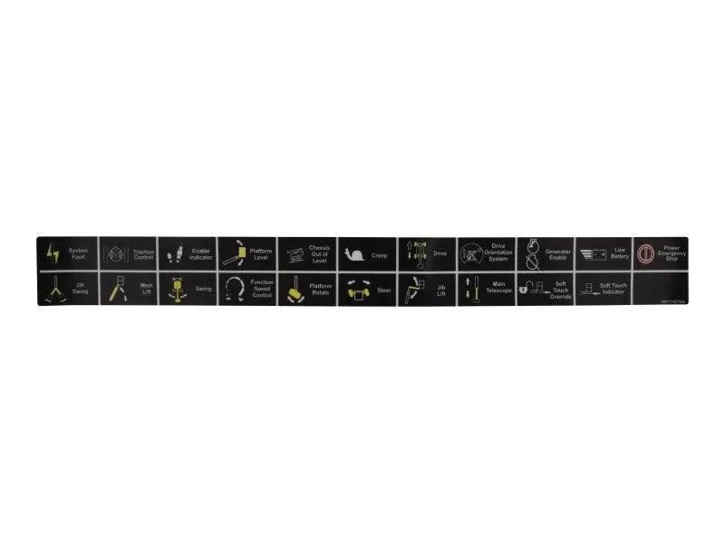 JLG Part # 1001110276 | DECAL,LEGEND PLF, EA