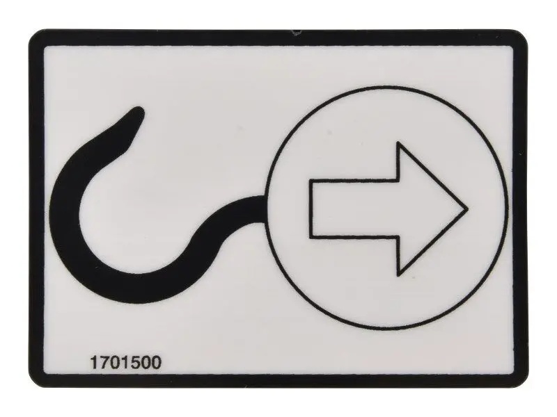 JLG Part # 1701500 | DECAL, LIFT HERE, EA