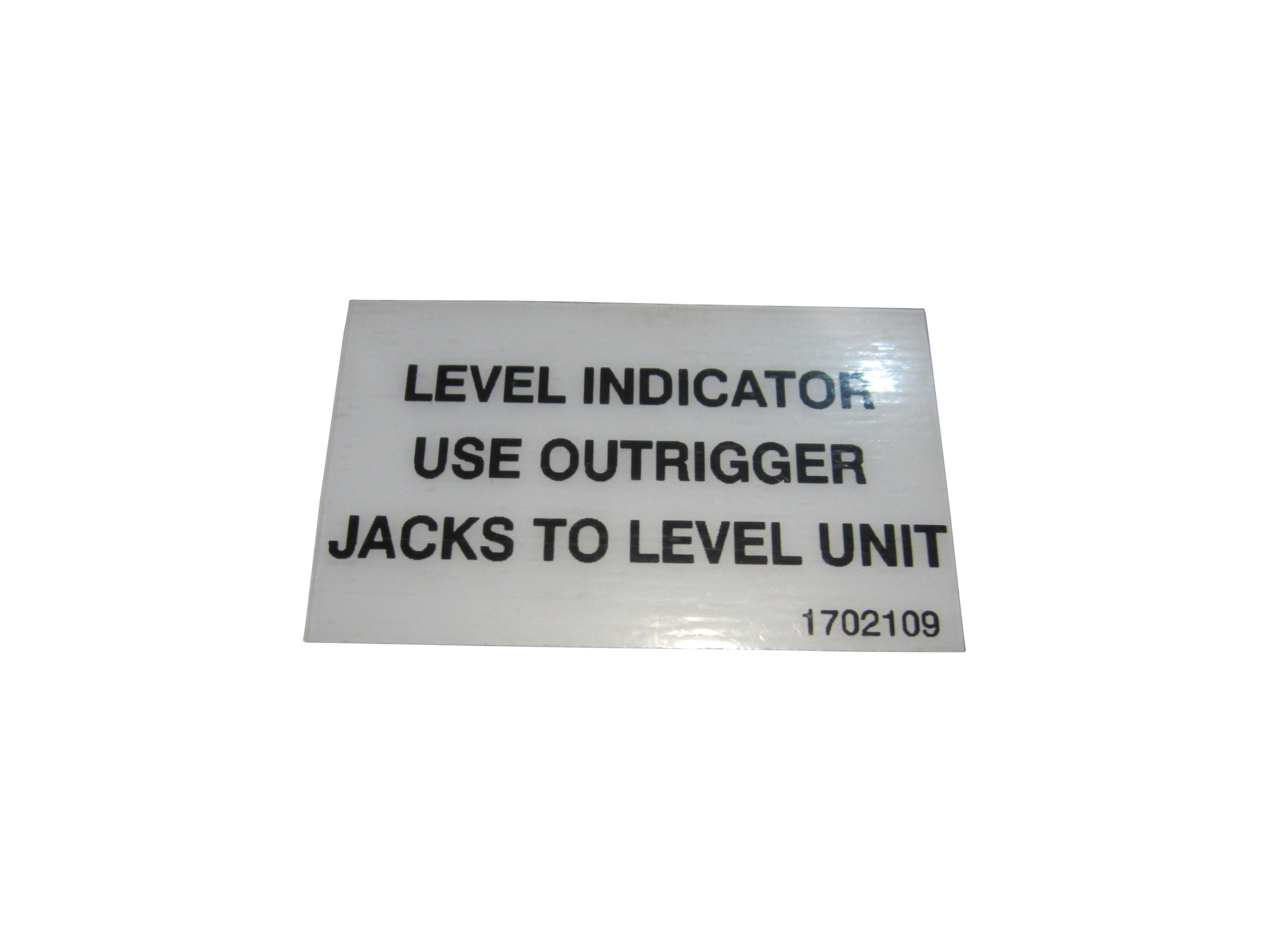 JLG Part # 1702109 | DECAL, (LEVEL IND), EA